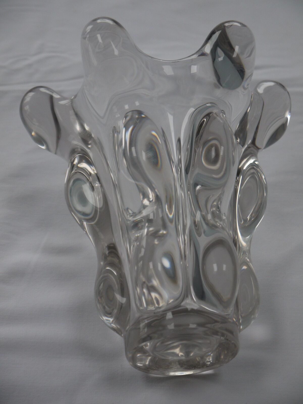 Art deco crystal vase