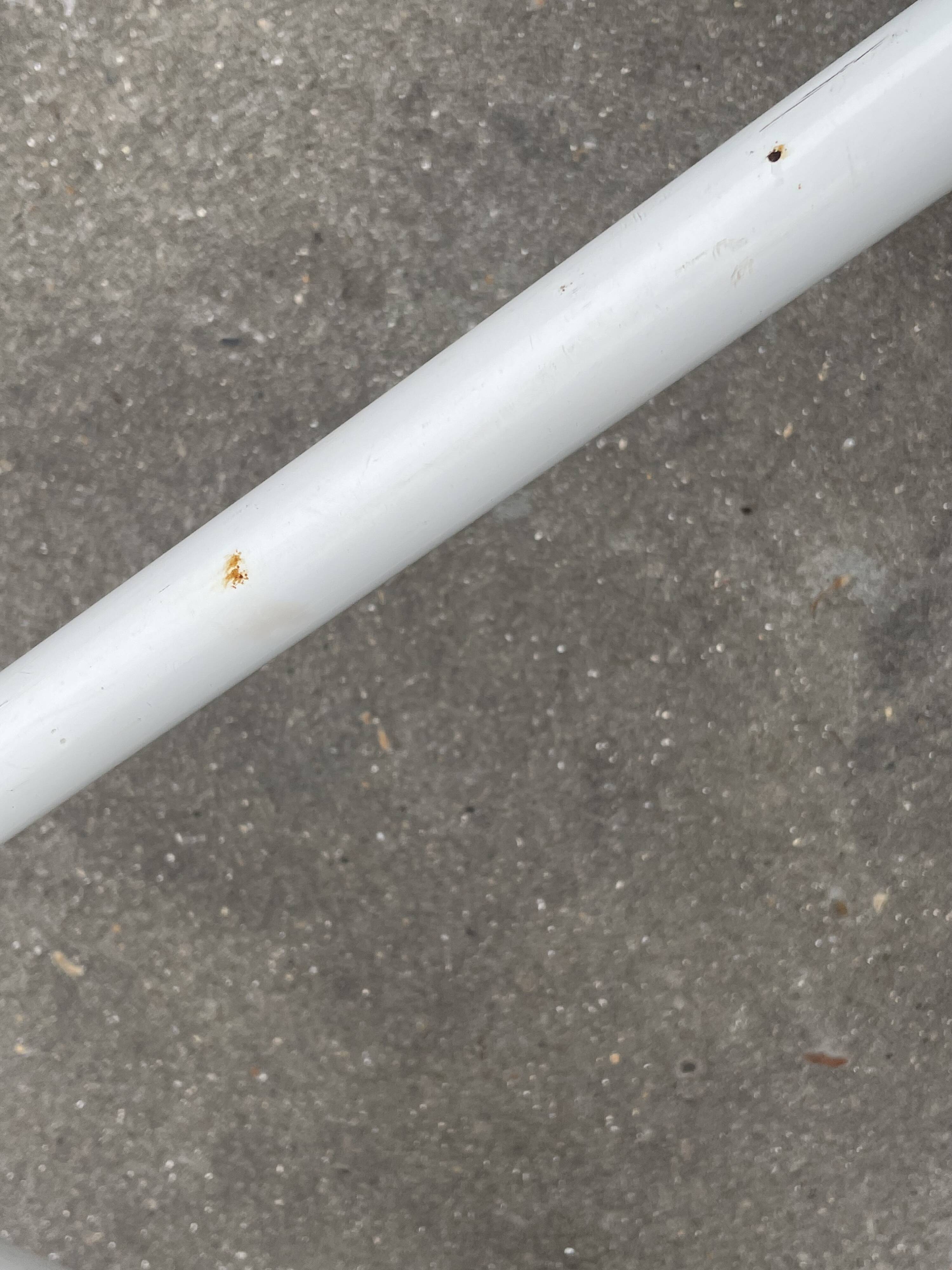 Set of 4 Cesca b32 model chairs in white by Marcel Breuer