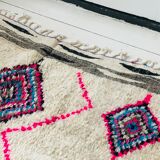 100% wool rug, handmade 225x150cm