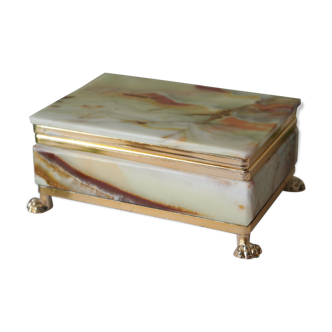 Alabaster jewelry box