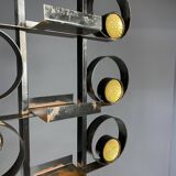 Support à plantes rétro en métal, style brutaliste, Tchécoslovaquie, années 1970