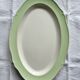 Oval serving dish in earthenware.