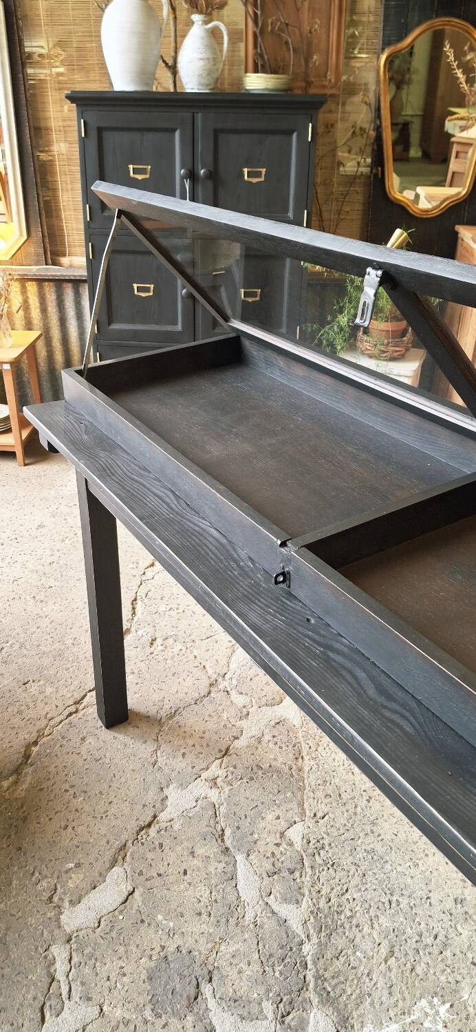 Antique display cabinet on legs