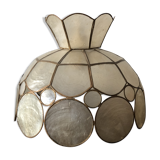 Vintage brass and mother-of-pearl suspension