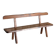 Sculptural bench by Olavi Hänninen for Aranjou – France, 1950s