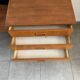 Coiffeuse scandinave vintage en teck, années 60