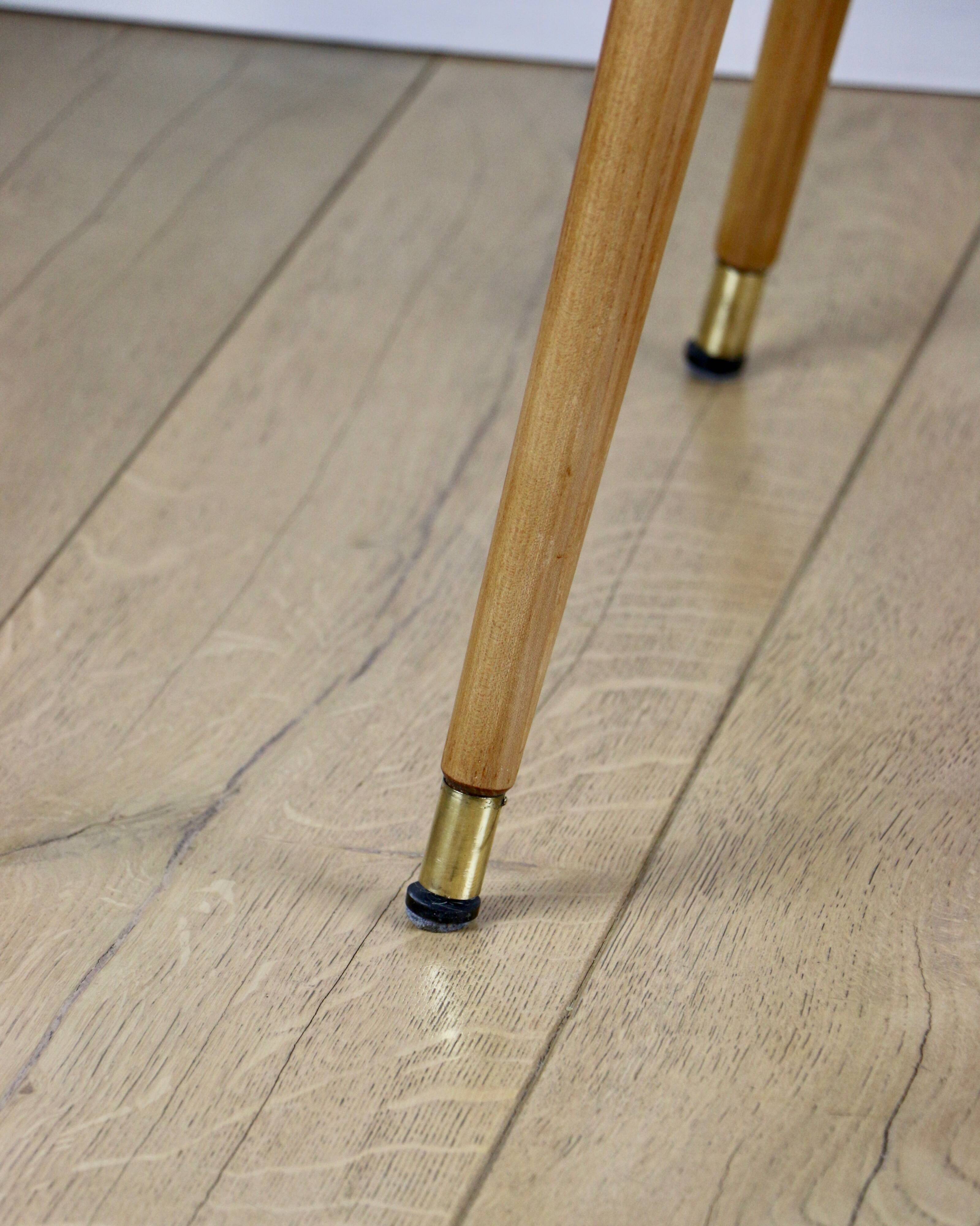 Scandinavian Swedish coffee table console 1970s - walnut