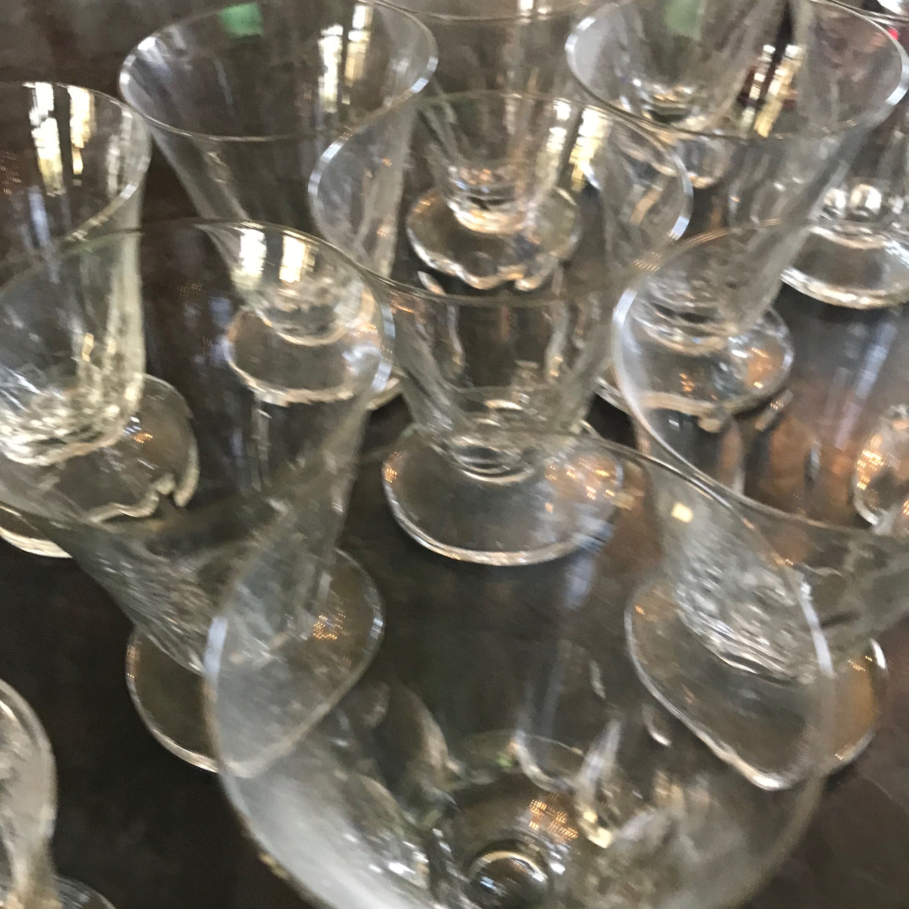 Product BHV Series of 6 glasses bistrot mid-XXth