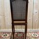 Suite de 6 chaises de style Louis XV en cannage