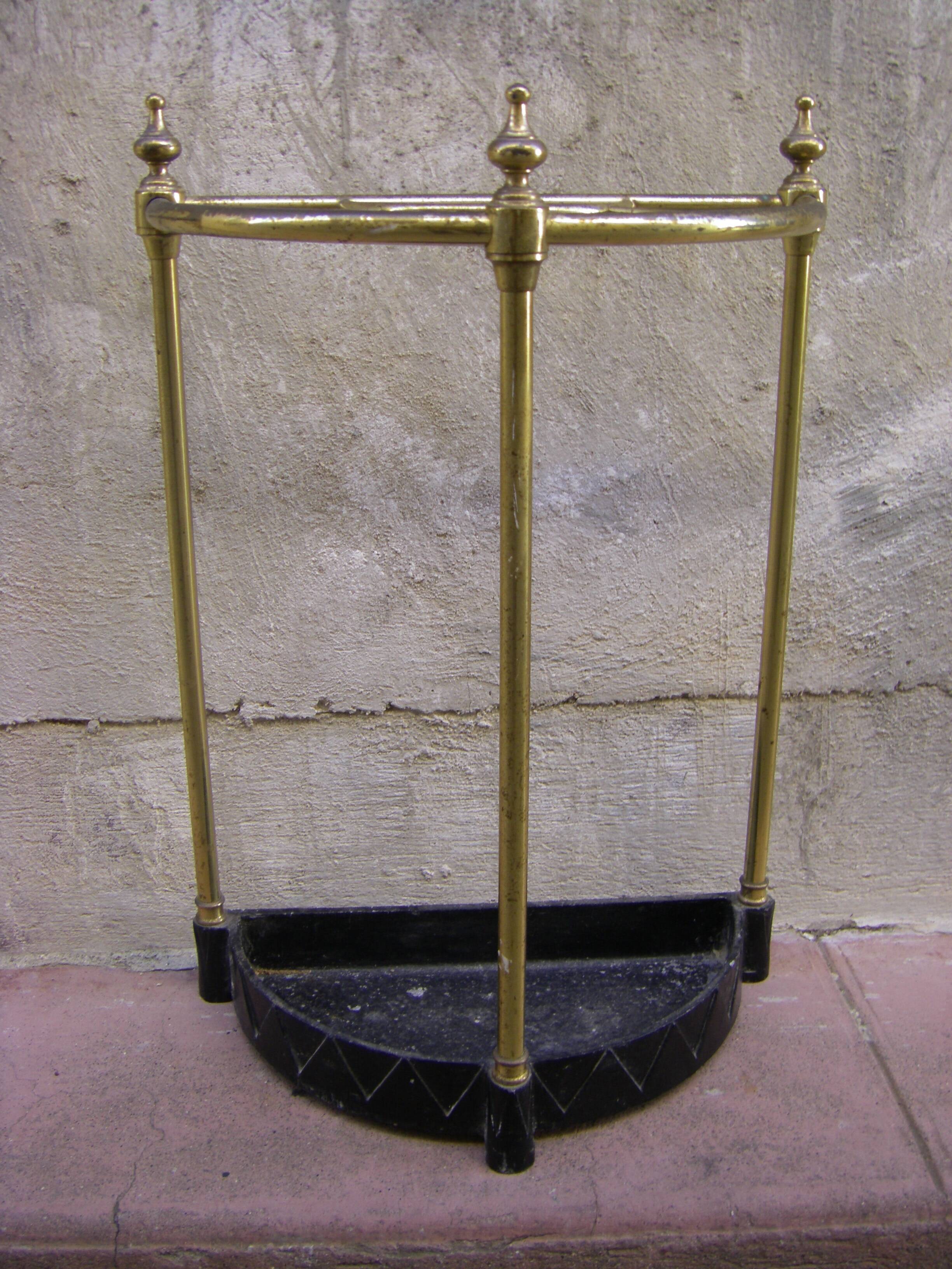 Old umbrella holder