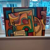 Oil painting on canvas