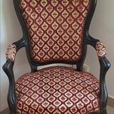 Napoleon III style bergère armchair
