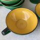 Zahner Rheinfelden pottery cups and coffee pot