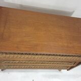 60s rattan dresser