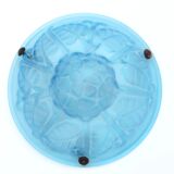 Chandelier art deco Degué in glass 30s