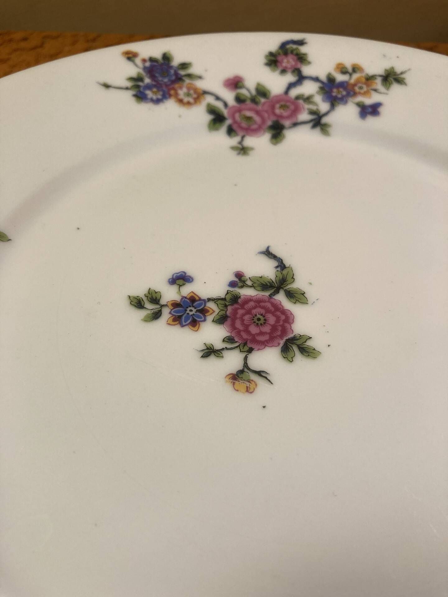 Vintage chic white porcelain service from Limoges.