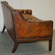 Restored leather Chesterfield sofa in Regency style