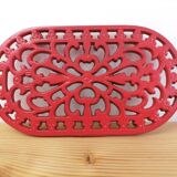 Vintage enamelled cast iron trifle