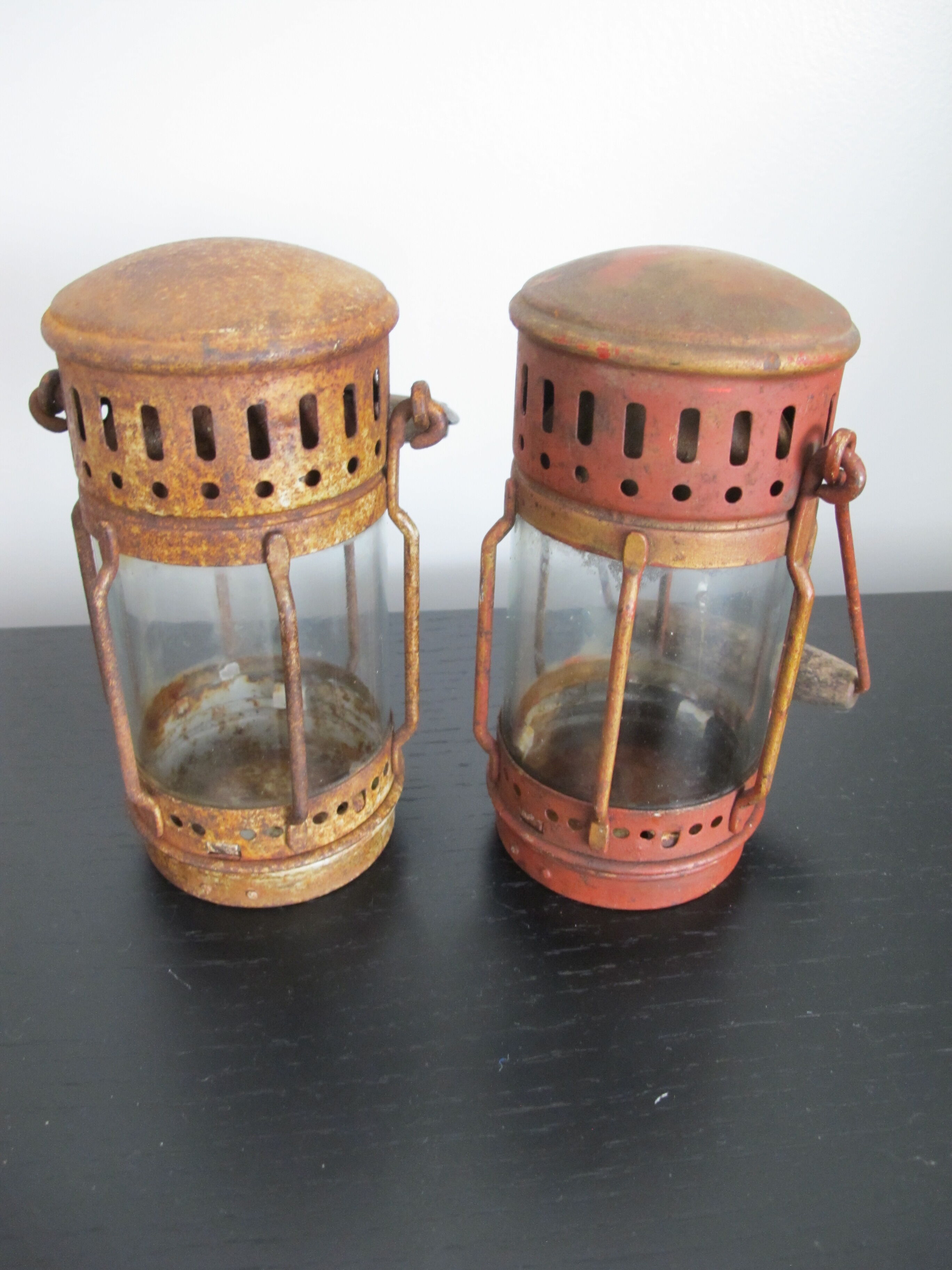 Set of two industrial lanterns
