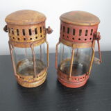 Set of two industrial lanterns