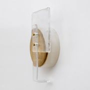 Pair of Art Deco Murano Glass Sconces with Gold Texture, Italy, 21st Century