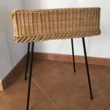 Rattan bedside