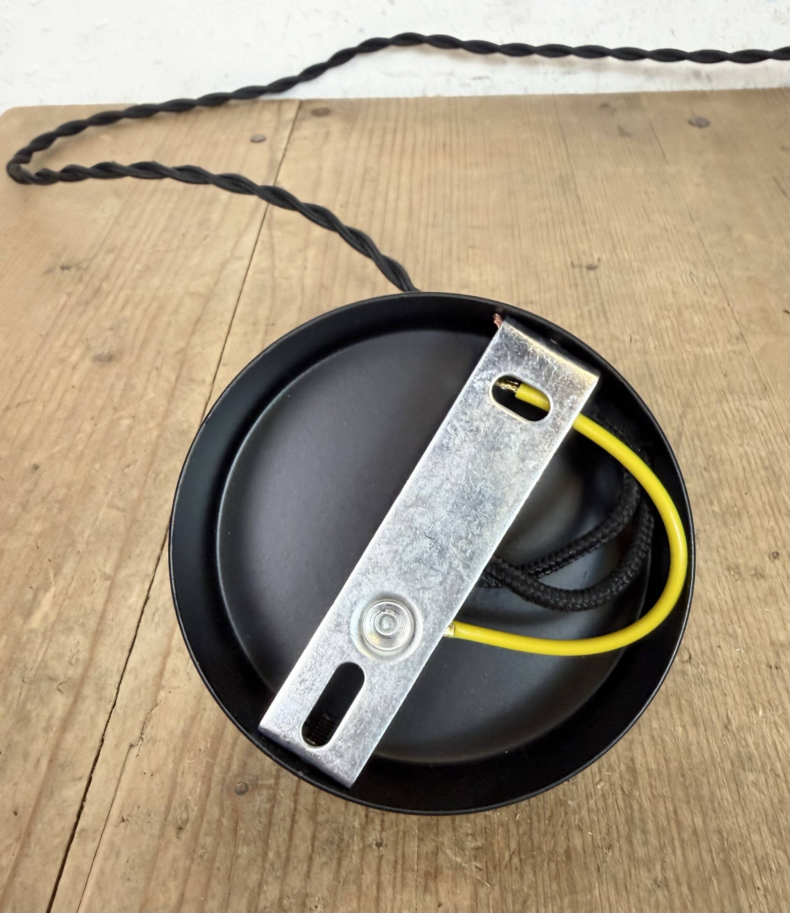 Vintage Glass Ceiling Light, 1970s