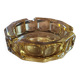Amber glass ashtray – 1960s–70s