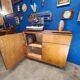 Light wood sideboard, mid-20th century