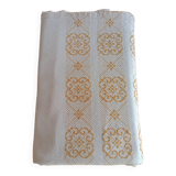 Nappe en coton brodée 130*280