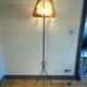 Floor lamp vintage Scandinavian wire Lampshade