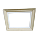 Old frame in gilded beige wood, 59x46 cm