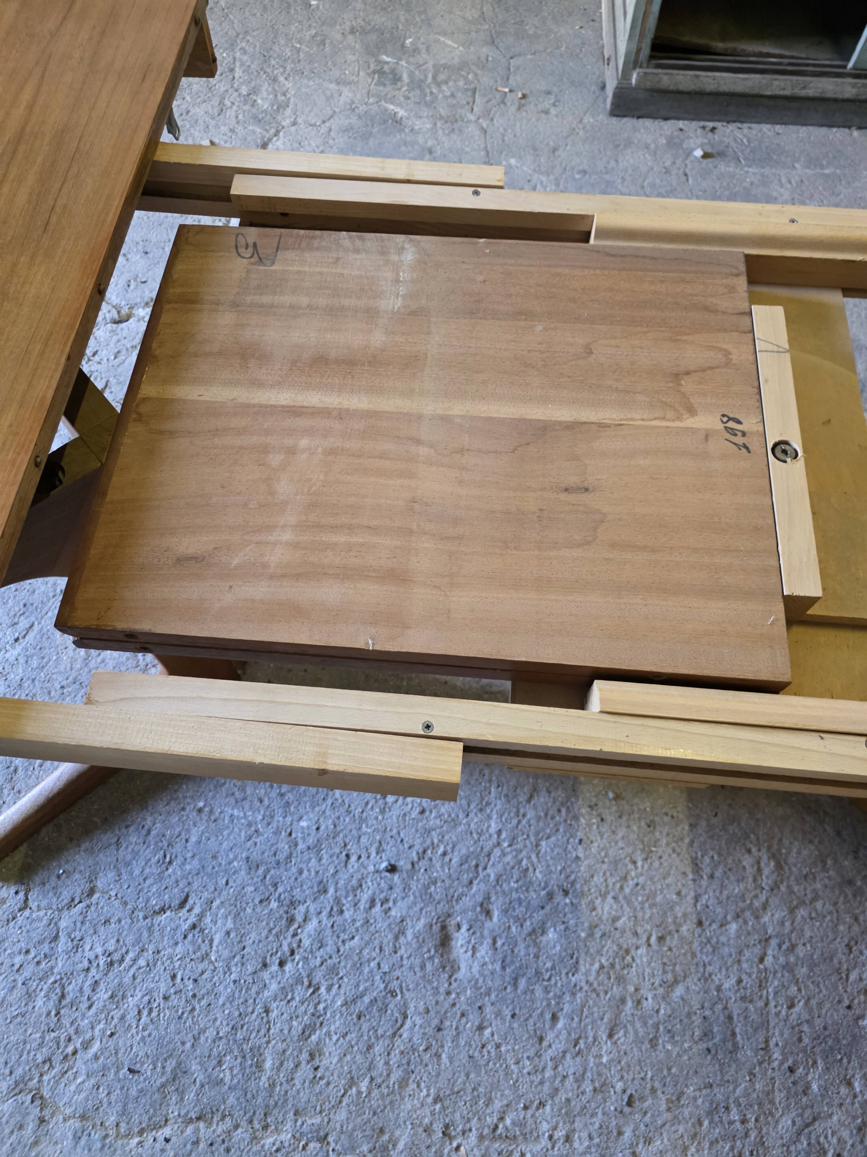 Table Baumann extensible en teck des années 60