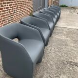 Lot de 8 fauteuils OM by Mobles 114