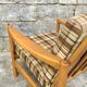 Pair of Scandinavian armchair fabric tiles