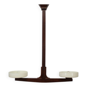 Mid-century Wooden Candlestick, 1930s