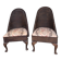 2 Lloyd look 1940 armchairs