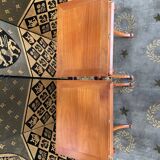 Pair of Directoire style winding bedside tables