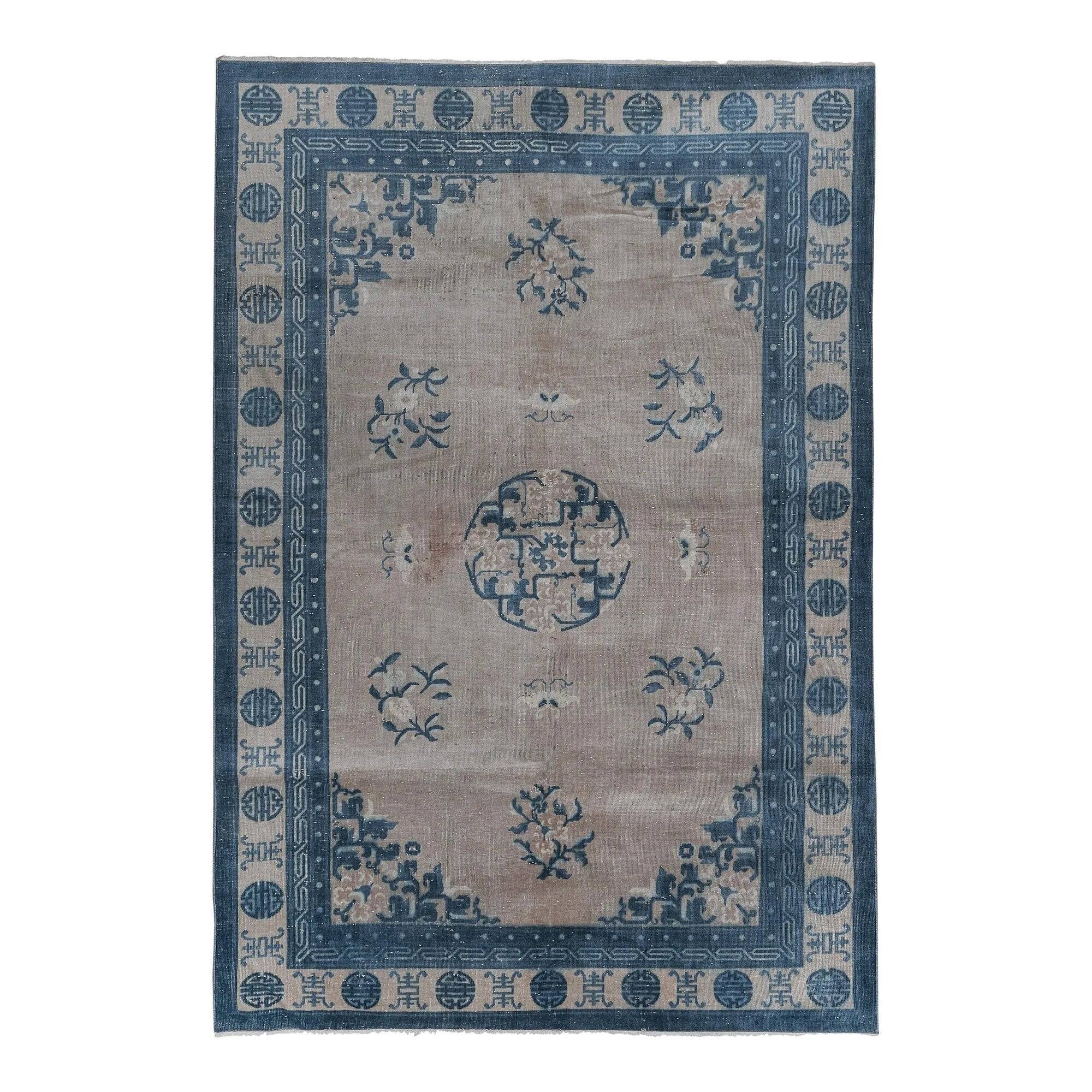 Vintage Turkish handmade rug 181x276 cm