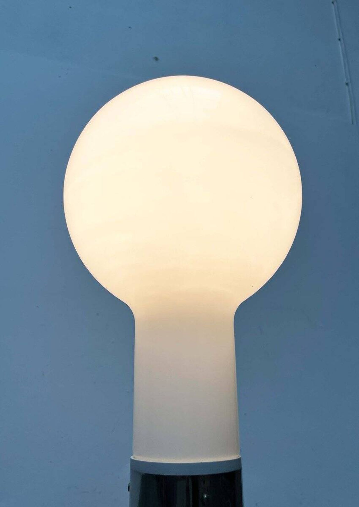 Swiss design floor lamp modern bulb mid-century space age by Temde, 1960s