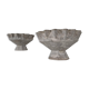 Set of 2 chalice-shaped planters by Willy Guhl, 1970.