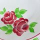 5 assiettes plates modèle Rose Mai