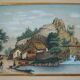 Ad. Moret "Antique Scene" Gouache watercolour signed and dated 1902