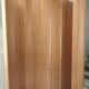 Vintage 1960s wavy wooden screen