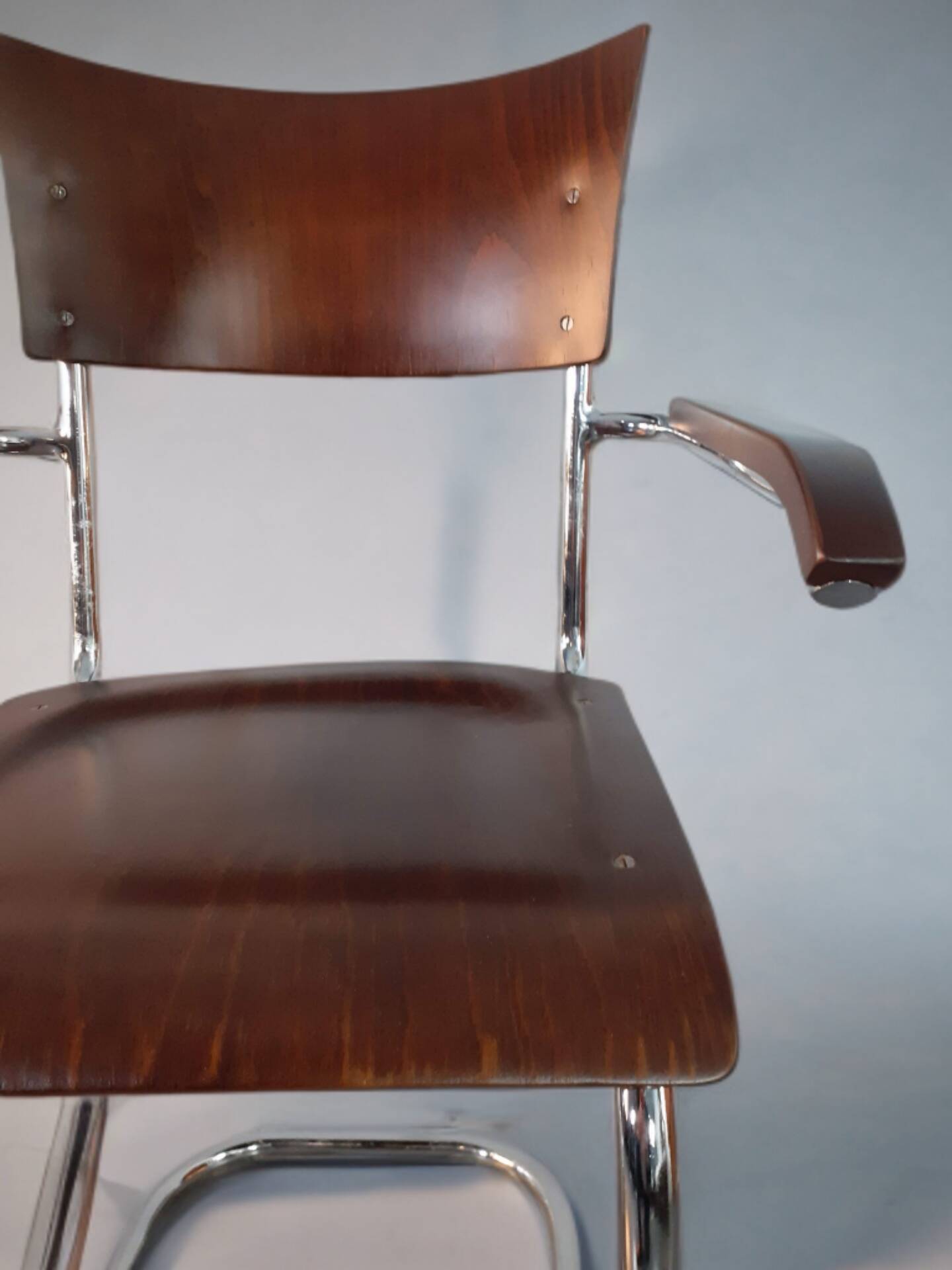 Paire de chaises Mücke Melder, Bauhaus Tchèque 1930s