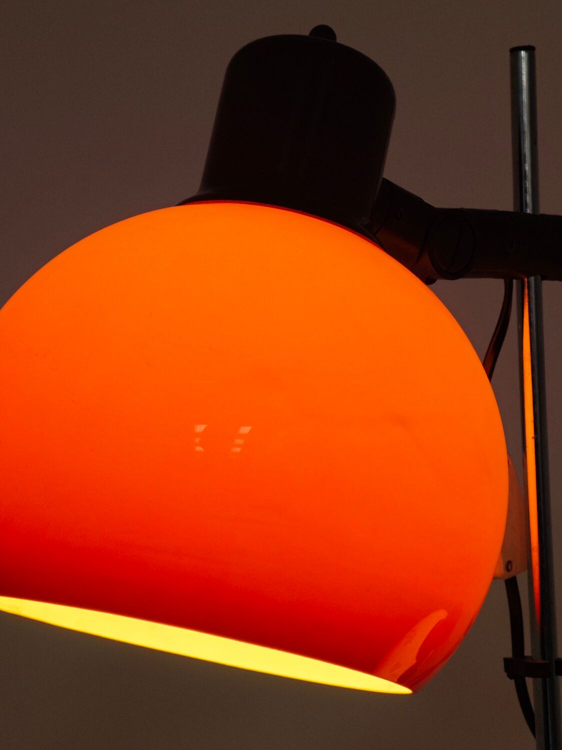 Adjustable Space Age Eye Ball Floor Lamp Hungary 1960