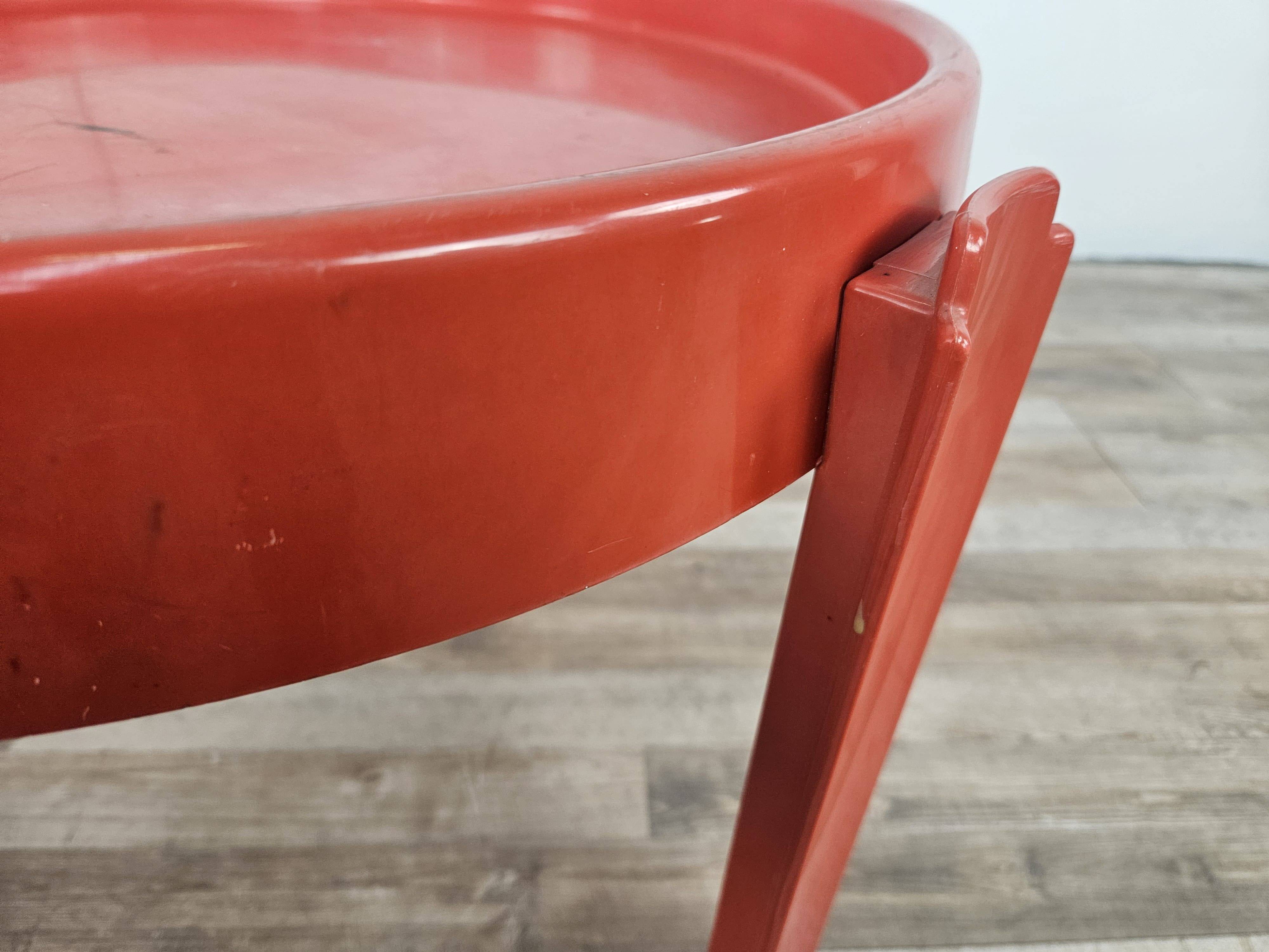 Vintage Space Age Plastic Coffee Table by Dal Vera 1970s