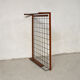 Iron and wood wall coat holders, 1960