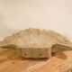 Antique Cement Shell Bird Bath