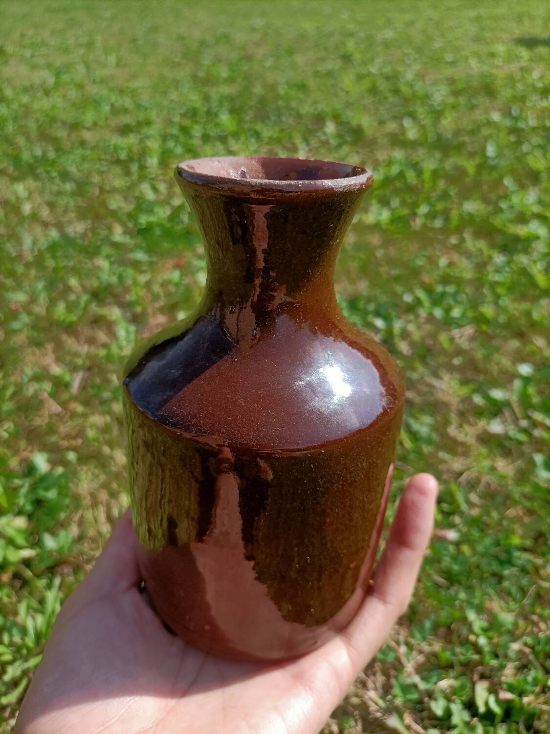 Vintage brown vase